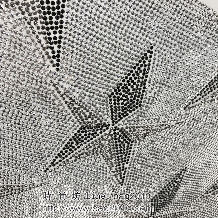 PP 19ss早春新款 後背3種不同顏色的燙鑽 絲光棉短袖 男女同款 ydi1982